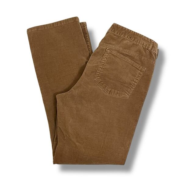 Chaps Denim corduroy high rise straight leg pants - Picture 4 of 9
